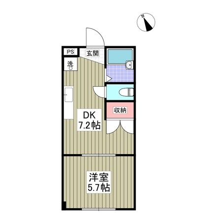 サンオールマンションの物件間取画像